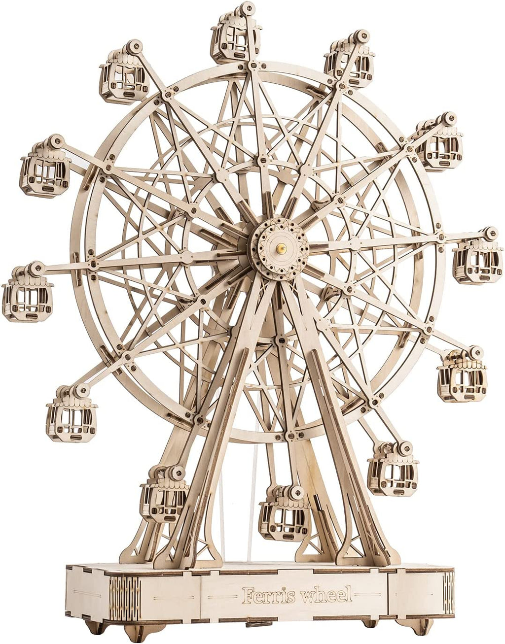 Vintage Wooden Ferris Wheel -DIY Music Box Kit